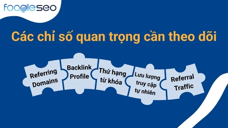 Các chỉ số quan trọng cần theo dõi để đo lường và đánh giá hiệu quả chiến dịch link building