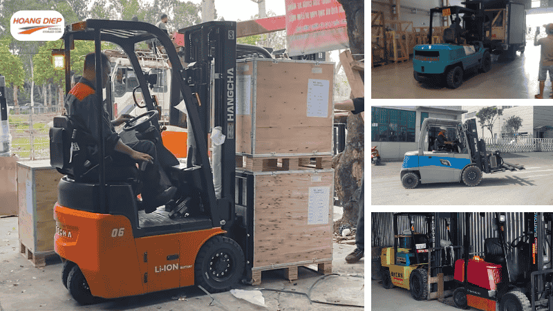 Các loại xe nâng hàng tại Hoàng DIệp