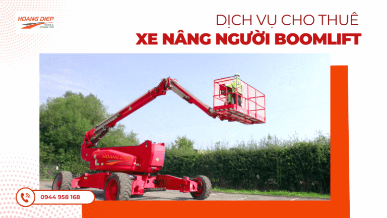 Dịch vụ cho thuê xe nâng người Boomlift