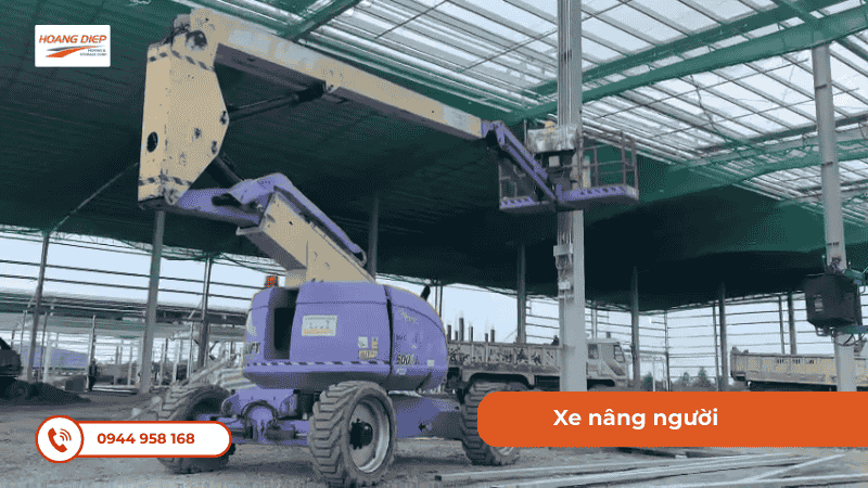 Bảng giá thuê xe nâng người tại Hoàng Diệp