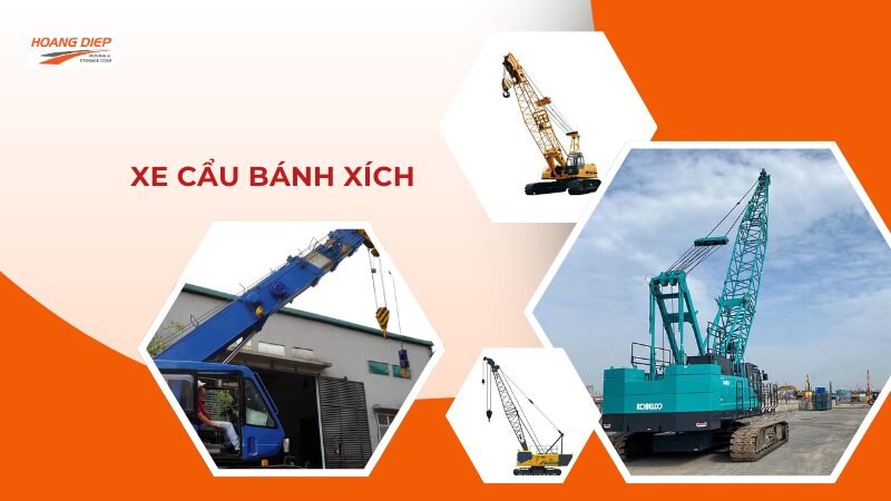 Bnarg giá xe cẩu bánh xích tại Hoàng Diệp