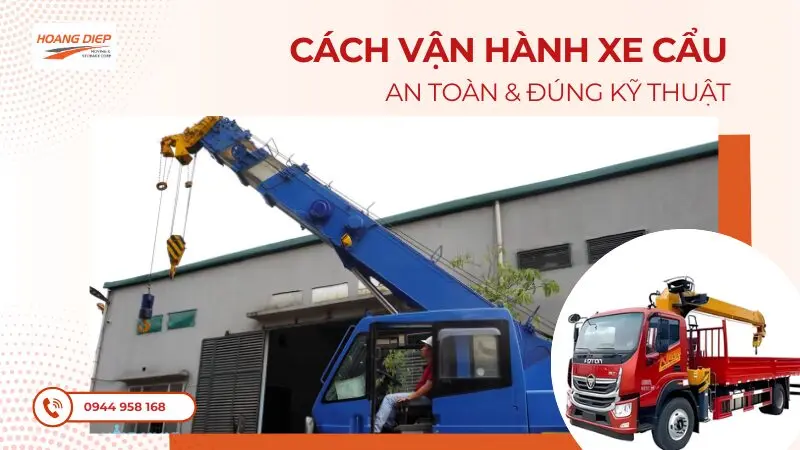 Cách vận hành xe cẩu