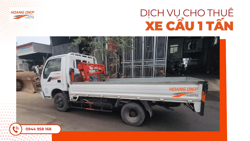 Dịch vụ cho thuê xe cẩu 1 tấn