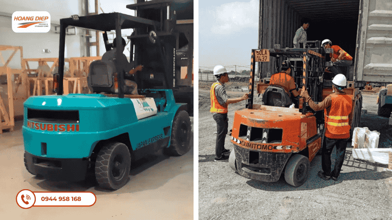 Dịch vụ đóng rút container tại Hoàng Diệp