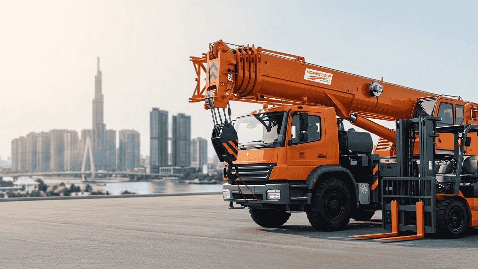 Dịch vụ nâng cẩu hàng hoá tại Hoàng Diệp