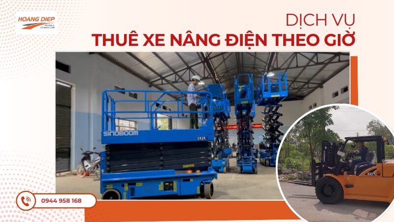 Dịch vụ thuê xe nâng điện theo giờ
