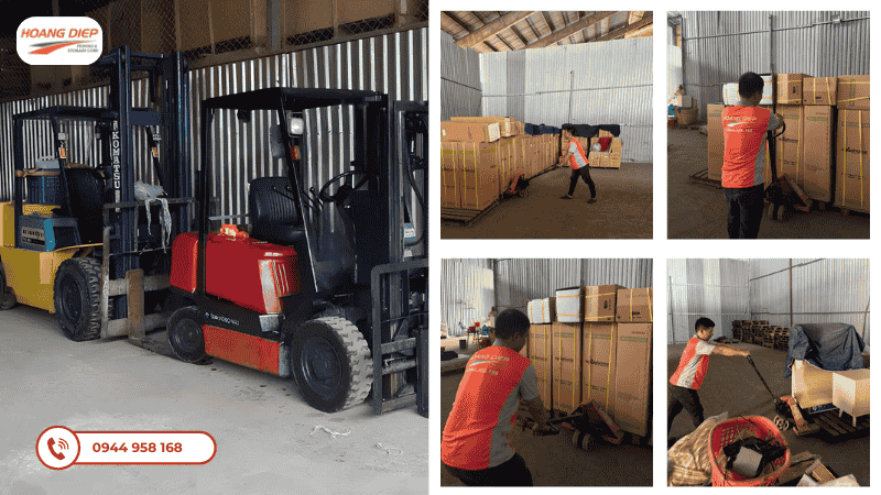 Dịch vụ vận chuyển máy móc tại Hoàng Diệp