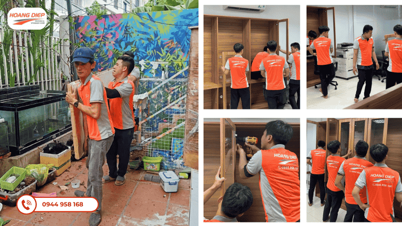 Dịch vụ vận chuyển nhà, văn phòng trọn gói tại Hoàng Diệp