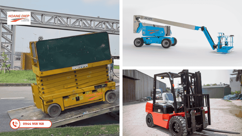 Hệ thống xe nâng cho thuê tại Hoàng Diệp