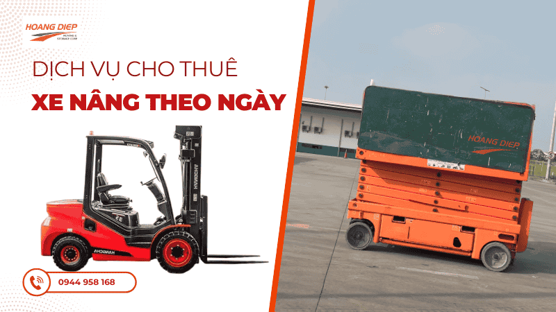 Thuê xe nâng theo ngày chi tiết