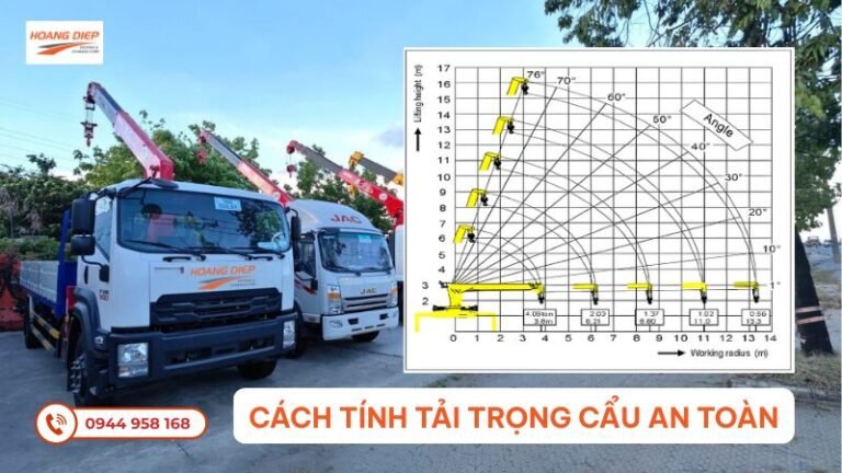 Cách tính trọng tải cẩu