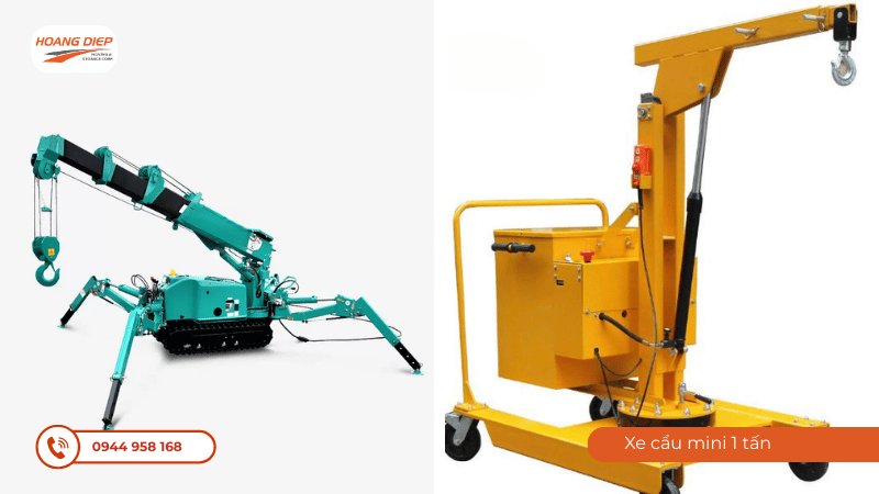 Xe cẩu mini 1 tấn tại Hoàng Diệp