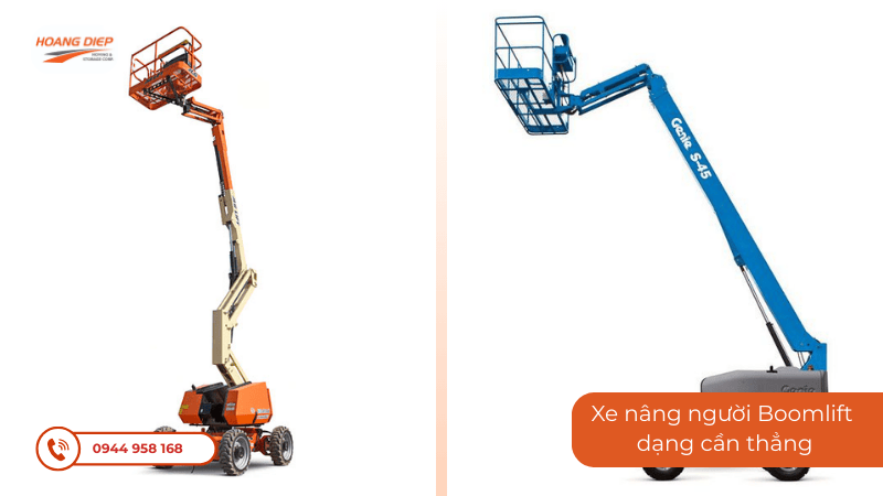 Xe nâng người boomlift dạng cần thẳng tại Hoàng Diệp