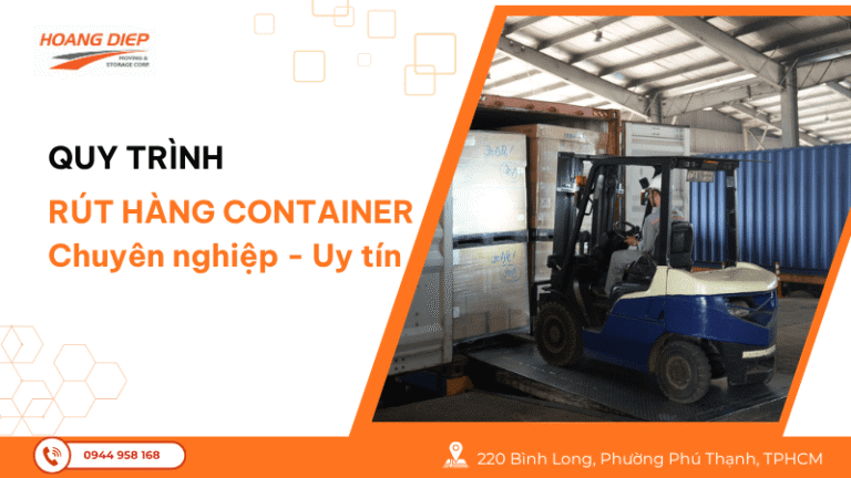 quy tình rút hàng khỏi container chuyên nghiệp