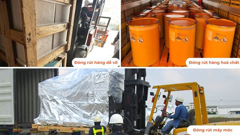 giải pháp đóng rút tối ưu cho từng loại hàng