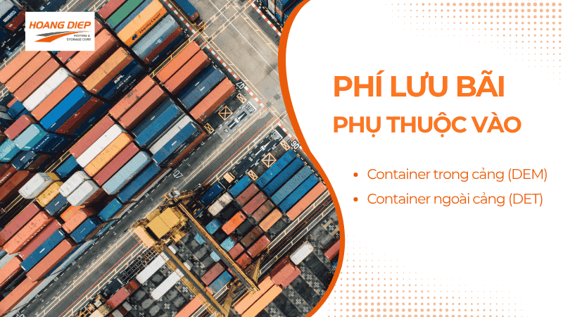 phí lưu bãi phụ thuộc yếu tố nào
