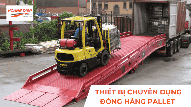 thiết bị chuyên dụng khi đóng hàng pallet